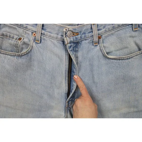 Vintage Y2K 2000 Levis 550 Mens 36x30 Distressed Relaxed Fit Denim Jeans USA